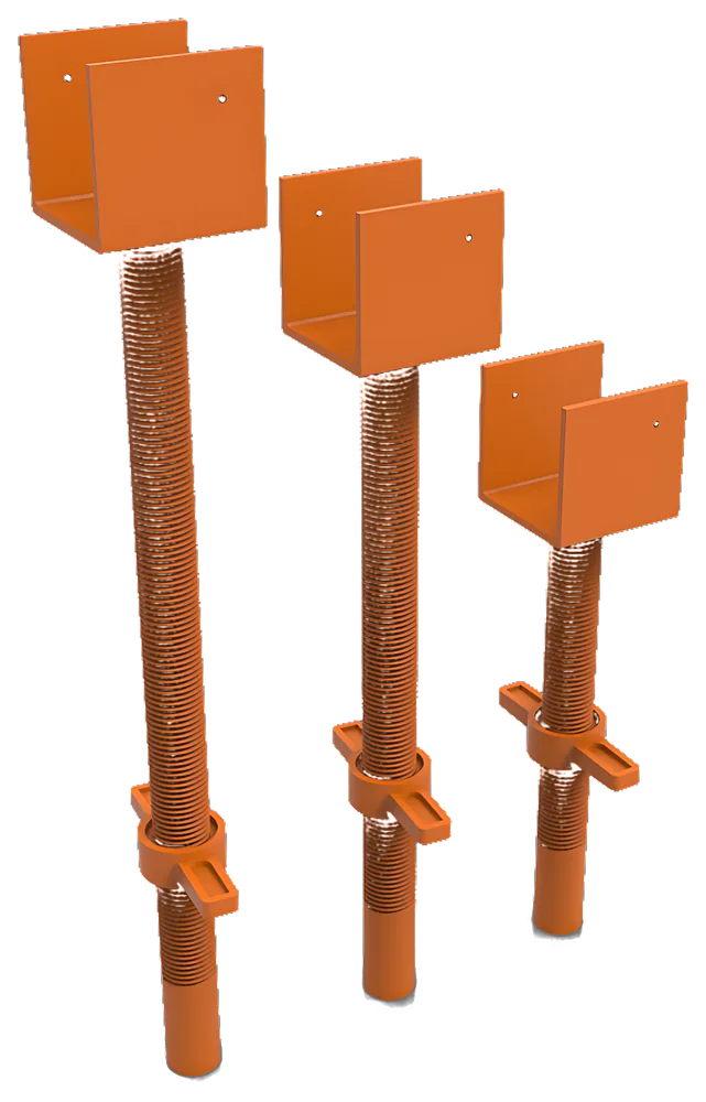 U Head Jack With Pipe / Rod