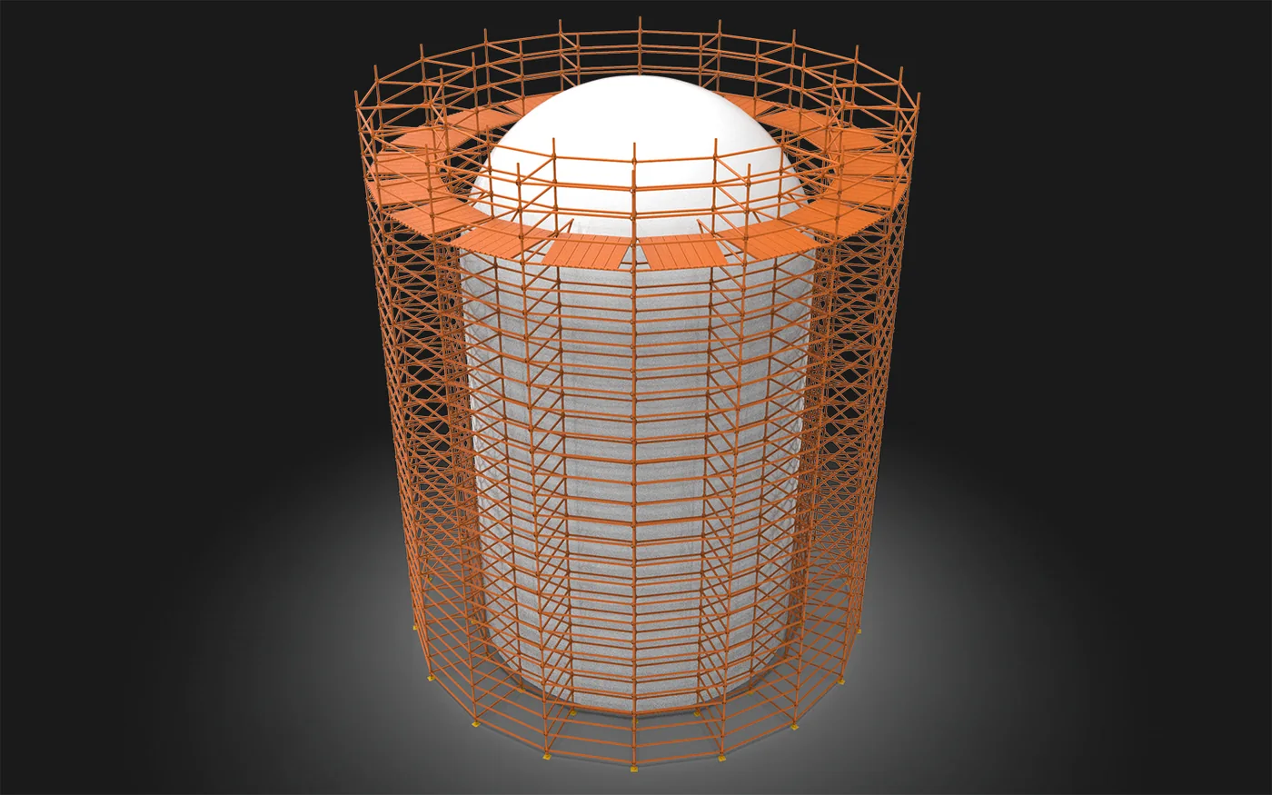 Custom Dome Cuplock Scaffold