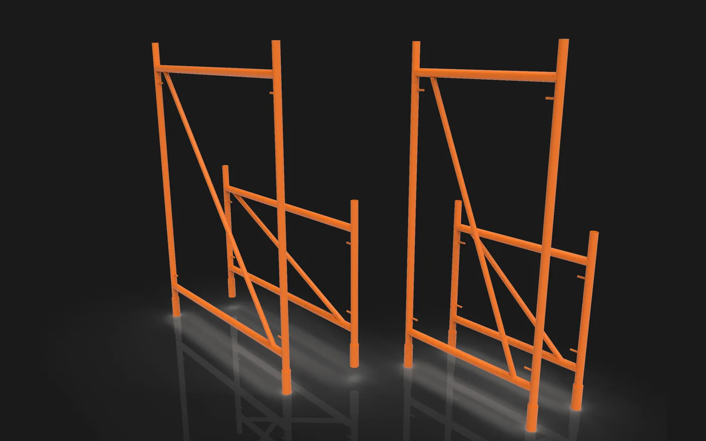 MS H Frames With Brace